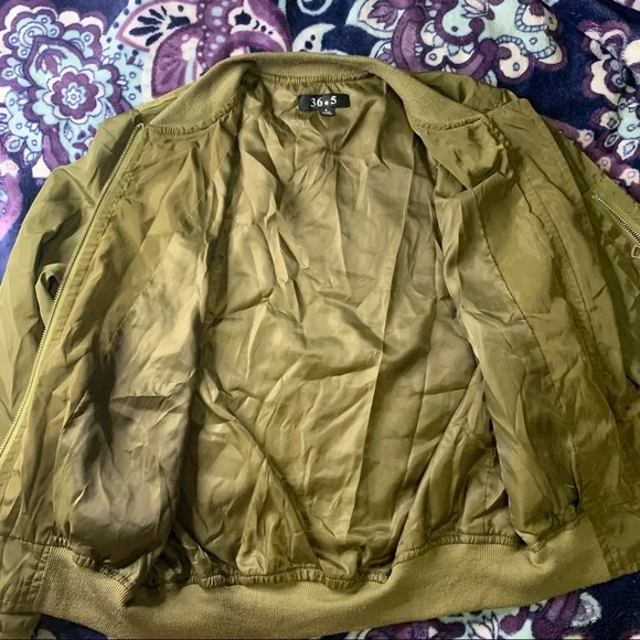 Green Bomber Jacket - Picture 3 of 3